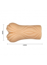 Телесный мастурбатор-вагина Louise - Baile - в Смоленске купить с доставкой