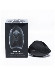 Черный инновационный мужской вибратор PULSE SOLO ESSENTIAL - Hot Octopuss - в Смоленске купить с доставкой