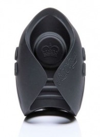 Темно-серый инновационный мужской осциллятор PULSE SOLO LUX с пультом ДУ - Hot Octopuss - в Смоленске купить с доставкой