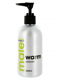 Лубрикант с согревающим эффектом MALE Cobeco Warm Lubricant - 250 мл. - Cobeco - купить с доставкой в Смоленске