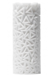 Белый 3D мастурбатор PILE - Tenga - в Смоленске купить с доставкой