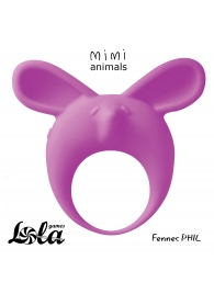 Фиолетовое эрекционное кольцо Fennec Phil - Lola Games - в Смоленске купить с доставкой