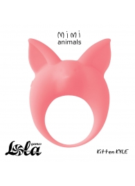 Оранжевое эрекционное кольцо Kitten Kyle - Lola Games - в Смоленске купить с доставкой