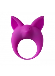 Фиолетовое эрекционное кольцо Kitten Kyle - Lola Games - в Смоленске купить с доставкой