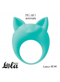 Зеленое эрекционное кольцо Lemur Remi - Lola Games - в Смоленске купить с доставкой