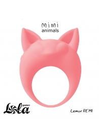 Оранжевое эрекционное кольцо Lemur Remi - Lola Games - в Смоленске купить с доставкой