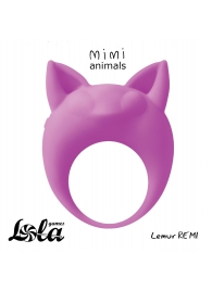 Фиолетовое эрекционное кольцо Lemur Remi - Lola Games - в Смоленске купить с доставкой