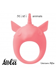 Оранжевое эрекционное кольцо Unicorn Alfie - Lola Games - в Смоленске купить с доставкой