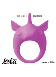 Фиолетовое эрекционное кольцо Unicorn Alfie - Lola Games - в Смоленске купить с доставкой