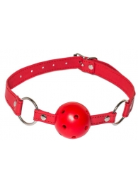 Красный кляп-шарик Firecracker - Lola Games - купить с доставкой в Смоленске