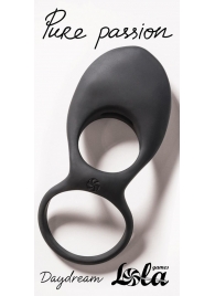 Черное эрекционное виброкольцо Daydream - Lola Games - в Смоленске купить с доставкой
