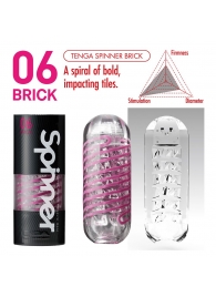 Мастурбатор SPINNER Brick - Tenga - в Смоленске купить с доставкой