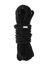 Черная веревка для шибари DELUXE BONDAGE ROPE - 5 м. - Dream Toys - купить с доставкой в Смоленске