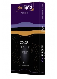Разноцветные презервативы DOMINO Colour Beauty - 6 шт. - Domino - купить с доставкой в Смоленске