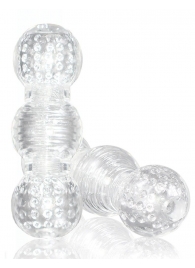 Прозрачный фигурный мастурбатор Master Stroker - Blush Novelties - в Смоленске купить с доставкой