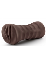 Коричневый мастурбатор-вагина Hot Chocolate Brianna - Blush Novelties - в Смоленске купить с доставкой