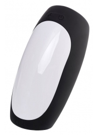 Черно-белый перезаряжаемый мастурбатор Erotist Hailstorm - Erotist Adult Toys - в Смоленске купить с доставкой