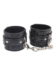 Черные наручники Surrender Wrist Restraints - Chisa - купить с доставкой в Смоленске