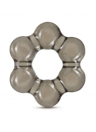 Дымчатое эрекционное кольцо Stay Hard Thick Bead Cock Ring - Blush Novelties - в Смоленске купить с доставкой