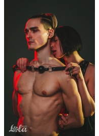 Черный кляп Love Addict на замочке - Lola Games - купить с доставкой в Смоленске