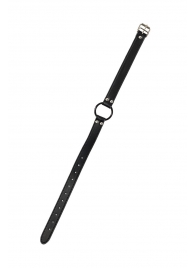 Черный кляп-кольцо Modesty - Lola Games - купить с доставкой в Смоленске