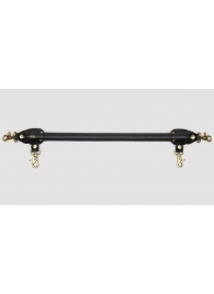 Черная распорка для ног Bound to You Faux Leather Spreader Bar - 50,8 см. - Fifty Shades of Grey - купить с доставкой в Смоленске