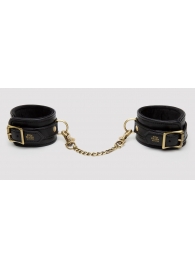 Черные оковы на ноги Bound to You Faux Leather Ankle Cuffs - Fifty Shades of Grey - купить с доставкой в Смоленске