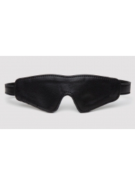 Черная плотная маска на глаза Bound to You Faux Leather Blindfold - Fifty Shades of Grey - купить с доставкой в Смоленске