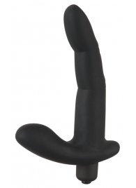 Черный вибромассажер простаты Naughty Finger Prostate Vibe - 13,8 см. - Orion - в Смоленске купить с доставкой