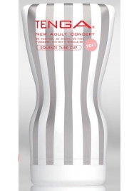 Мастурбатор TENGA Squeeze Tube Cup Soft - Tenga - в Смоленске купить с доставкой