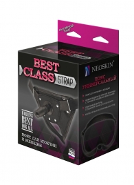 Черный пояс для насадок BEST CLASS STRAP - LOVETOY (А-Полимер) - купить с доставкой в Смоленске
