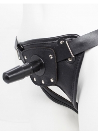 Черный пояс для насадок CLASS STRAP Restyling - LOVETOY (А-Полимер) - купить с доставкой в Смоленске