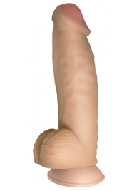 Телесный реалистичный фаллоимитатор на черных трусиках Real Big Strap-On - 34,5 см. - LOVETOY (А-Полимер) - купить с доставкой в Смоленске