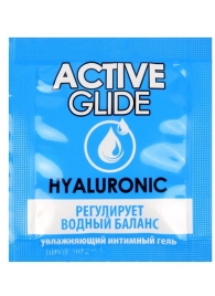 Лубрикант на водной основе Active Glide с гиалуроновой кислотой - 3 гр. - Биоритм - купить с доставкой в Смоленске