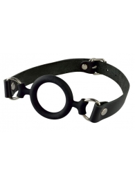 Черный кляп-рамка на регулируемых ремешках - Sitabella - купить с доставкой в Смоленске