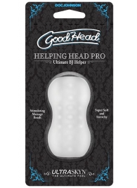 Прозрачный мини-мастурбатор Helping Head Pro - Doc Johnson - в Смоленске купить с доставкой
