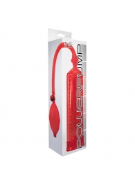 Красная вакуумная помпа Power Pump Red - Toy Joy - в Смоленске купить с доставкой