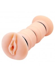 Телесный вибромастурбатор-вагина Michelle - Baile - в Смоленске купить с доставкой