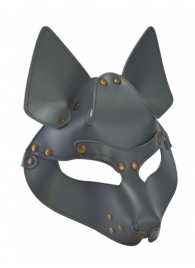 Серая маска Wolf с клепками - Sitabella - купить с доставкой в Смоленске