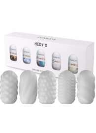 Набор из 5 мастурбаторов Hedy X5 Mixed - Svakom - в Смоленске купить с доставкой