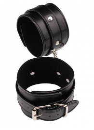 Черные оковы Classic Ankle Cuffs - Chisa - купить с доставкой в Смоленске