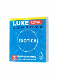 Текстурированные презервативы LUXE Royal Exotica - 3 шт. - Luxe - купить с доставкой в Смоленске