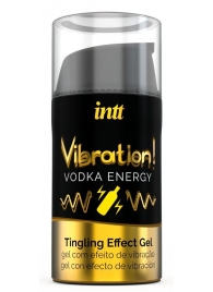 Жидкий интимный гель с эффектом вибрации Vibration! Vodka Energy - 15 мл. - INTT - купить с доставкой в Смоленске