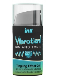 Жидкий интимный гель с эффектом вибрации Vibration! Gin   Tonic - 15 мл. - INTT - купить с доставкой в Смоленске