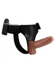Страпон на трусиках с вибрацией Ultra Passionate Harness - 16 см. - Baile - купить с доставкой в Смоленске