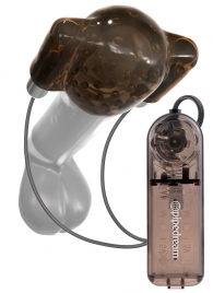 Дымчатый вибростимулятор головки пениса Dual Vibrating Head Teaser - Pipedream - в Смоленске купить с доставкой