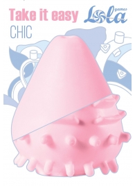 Нежно-розовый мастурбатор Chic - Lola Games - в Смоленске купить с доставкой