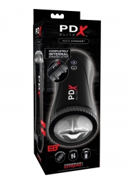 Черный автоматический мастурбатор-ротик Moto Stroker - Pipedream - в Смоленске купить с доставкой