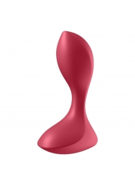 Красный вибромассажёр простаты Satisfyer Backdoor Lover - 14 см. - Satisfyer - в Смоленске купить с доставкой