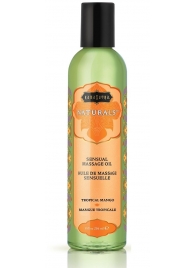 Массажное масло Naturals Tropical Mango с ароматом манго - 236 мл. - Kama Sutra - купить с доставкой в Смоленске